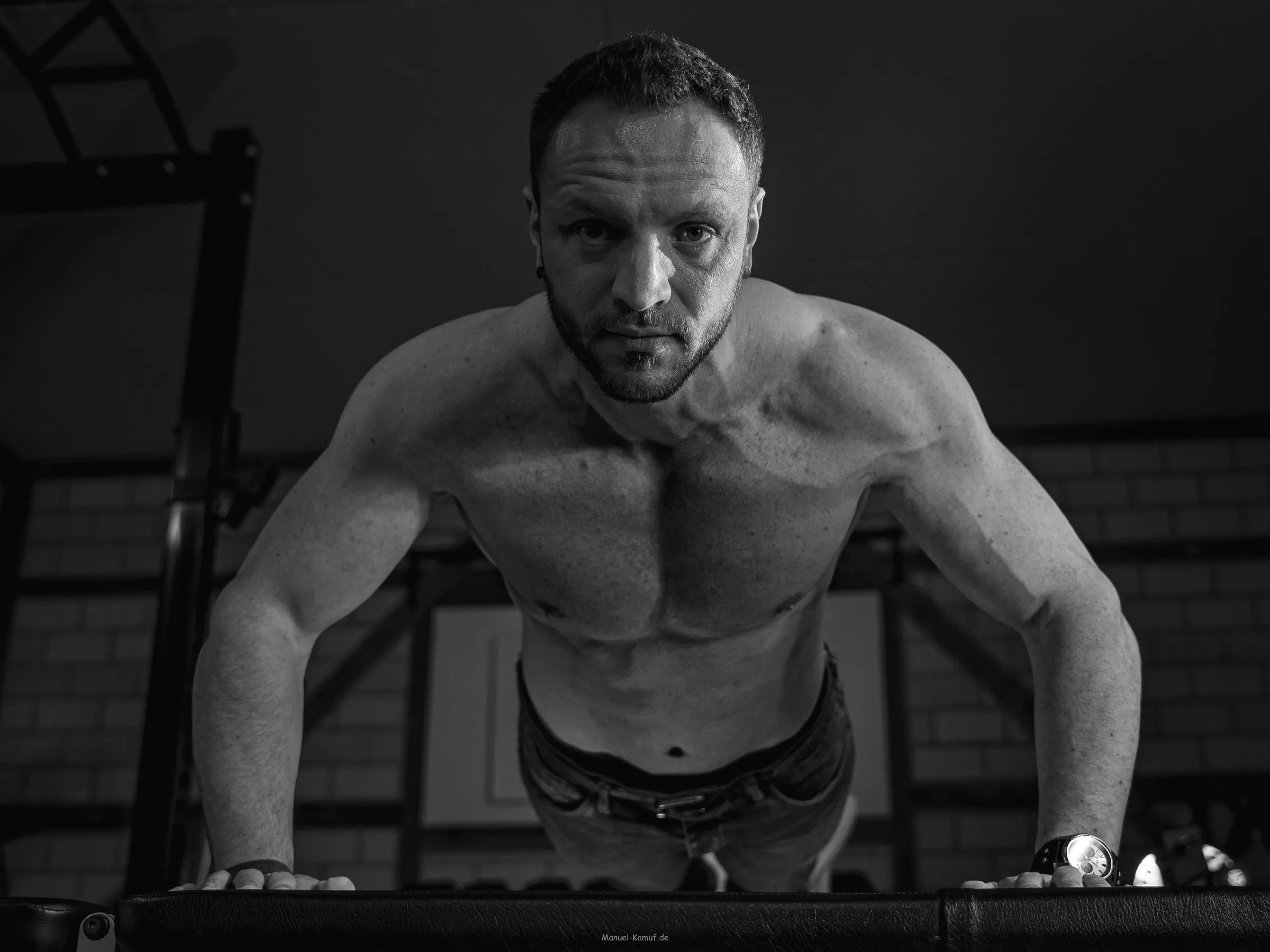Stefan Aßmus bei Liegestützen – Online Coaching von Aßmus Performance